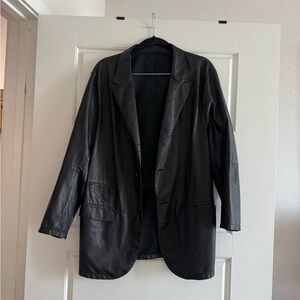 Neil Barrett Dark Leather Jacket